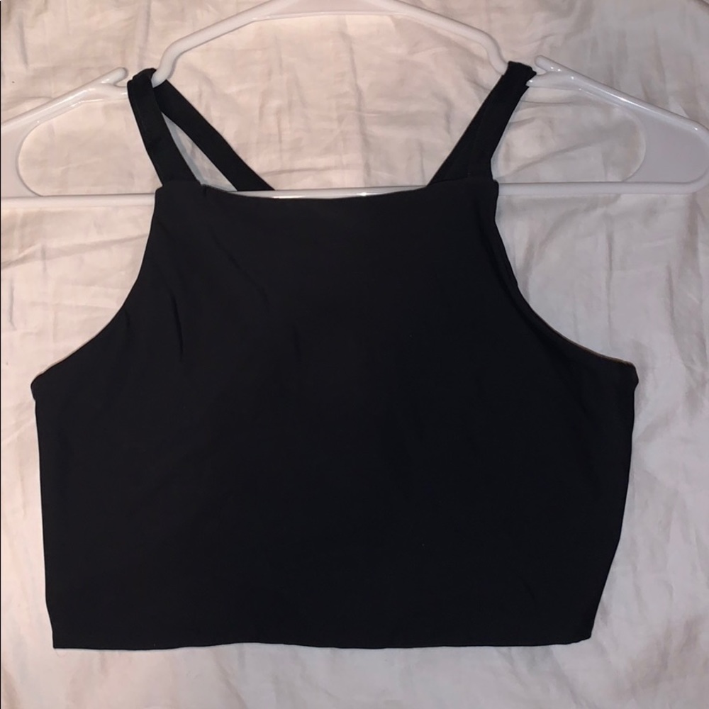 Fused Hawaii black swim suit top in L and fits M